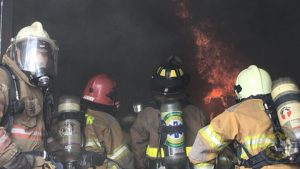 ภาพกิจกรรม รับอบรมดับเพลิง หลักสูตรอบรมดับเพลิงขั้นต้นและฝึกซ้อมอพยพหนีไฟ